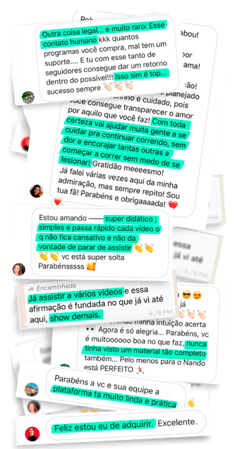 Depoimentos Corrida sem Dor